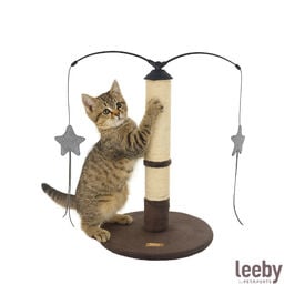 Leeby Sol arranhador de sisal para gatos