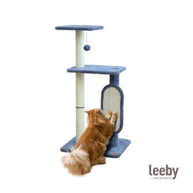 Leeby Voltaire torre arranhadora com brinquedo para gatos