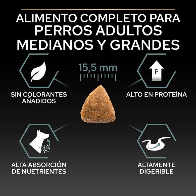 12 kg Pro Plan Sensitive Digestion Medium & Large Ração de peru para cães,  Imagem número 6 12 kg Pro Plan Sensitive Digestion Medium & Large Ração de peru para cães, , large Imagem número 6