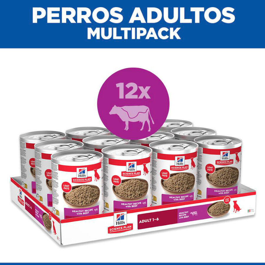 48 latas x 370 g Hill's Adult Lata 370 gr sabor vitela Pack poupan&ccedil;a!, , large Imagem n&uacute;mero 7