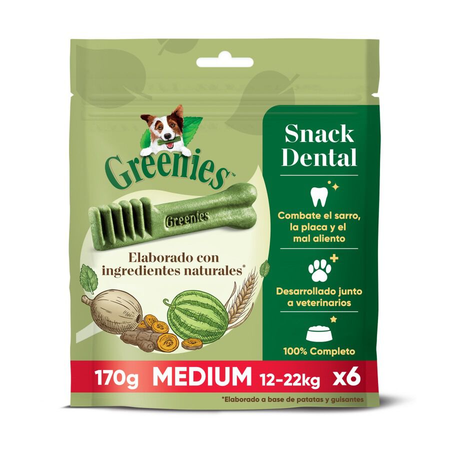 3 sticks Greenies Snacks Dent&aacute;rios Natural para C&atilde;es M&eacute;dios, , large Imagem n&uacute;mero 1