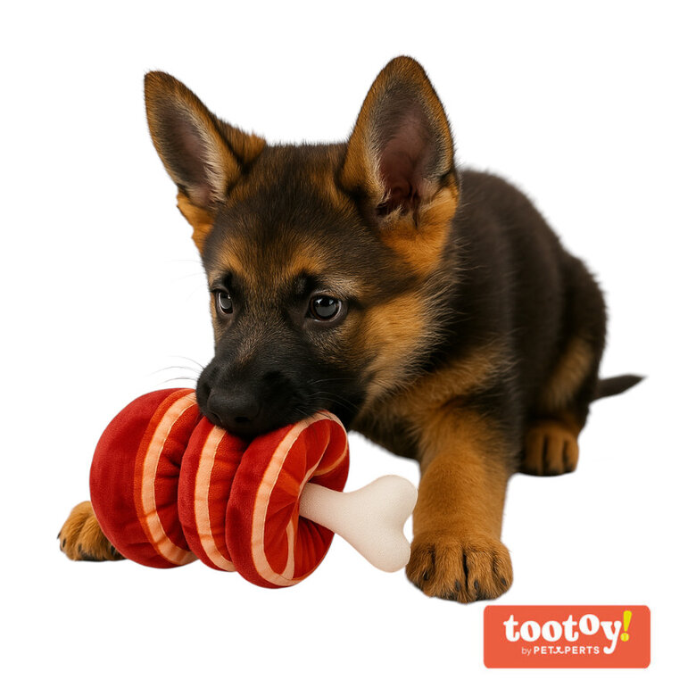 Tootoy! Comfort Beefy Thigh Cuddler peluche com som para cães,  Imagem número 2 Tootoy! Comfort Beefy Thigh Cuddler peluche com som para cães, , large Imagem número 2