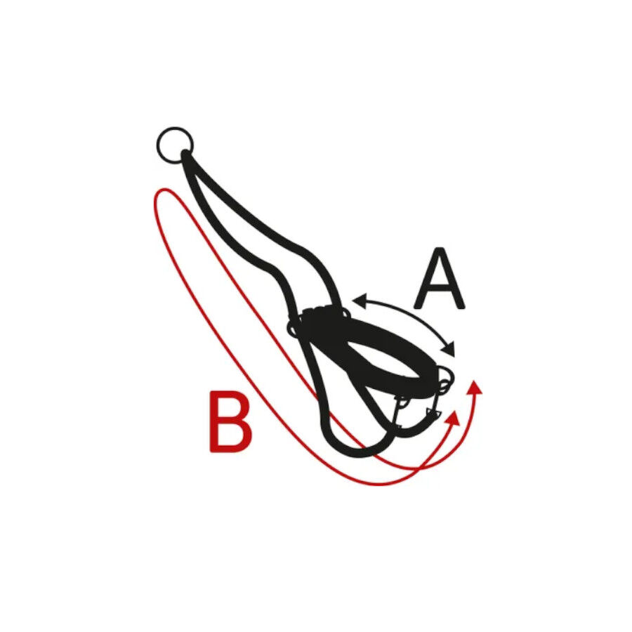 Flamingo Easy Walker Peitoral Preto para c&atilde;es, , large Imagem n&uacute;mero 3