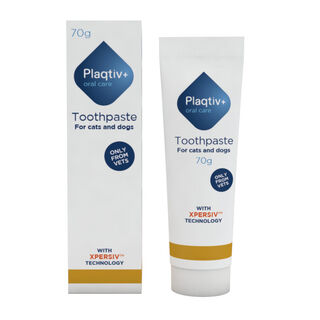 Ecuphar Plaqtiv+ pasta dentifríca para cães e gatos