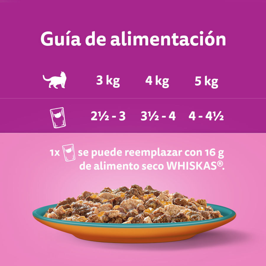 4 saquetas x 85 g Whiskas Duo Sea and Mountain Saqueta de Gelatina para Gatos, , large Imagem n&uacute;mero 2