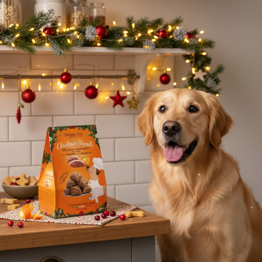 180 g Doggyebag Biscoitos Natal&iacute;cios de pato para c&atilde;es, , large Imagem n&uacute;mero 2