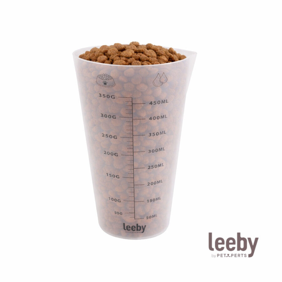 Leeby Copo Medidor Transparente para c&atilde;es e gatos, , large Imagem n&uacute;mero 2