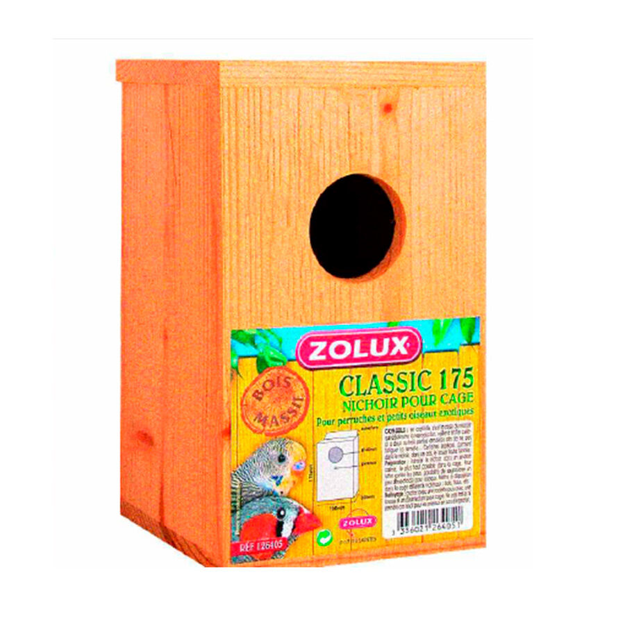 Zolux Classic 175 Ninho de madeira para periquitos, , large Imagem n&uacute;mero 1