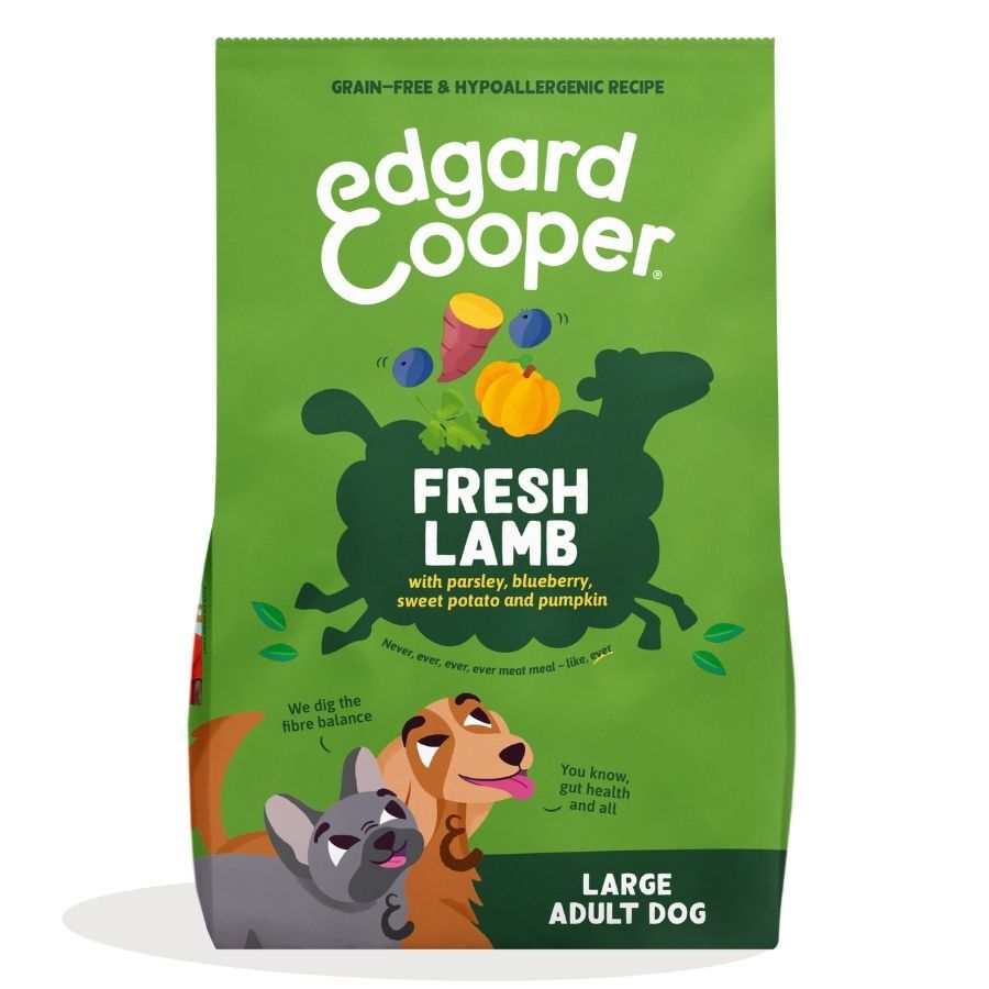 12 kg Edgard & Cooper Adult Ra&ccedil;&atilde;o de Borrego para c&atilde;es de porte grande, , large Imagem n&uacute;mero 1