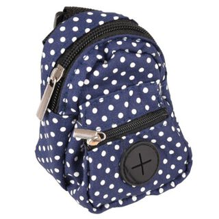 Flamingo Dispensador de sacos Mochila Azul para cães