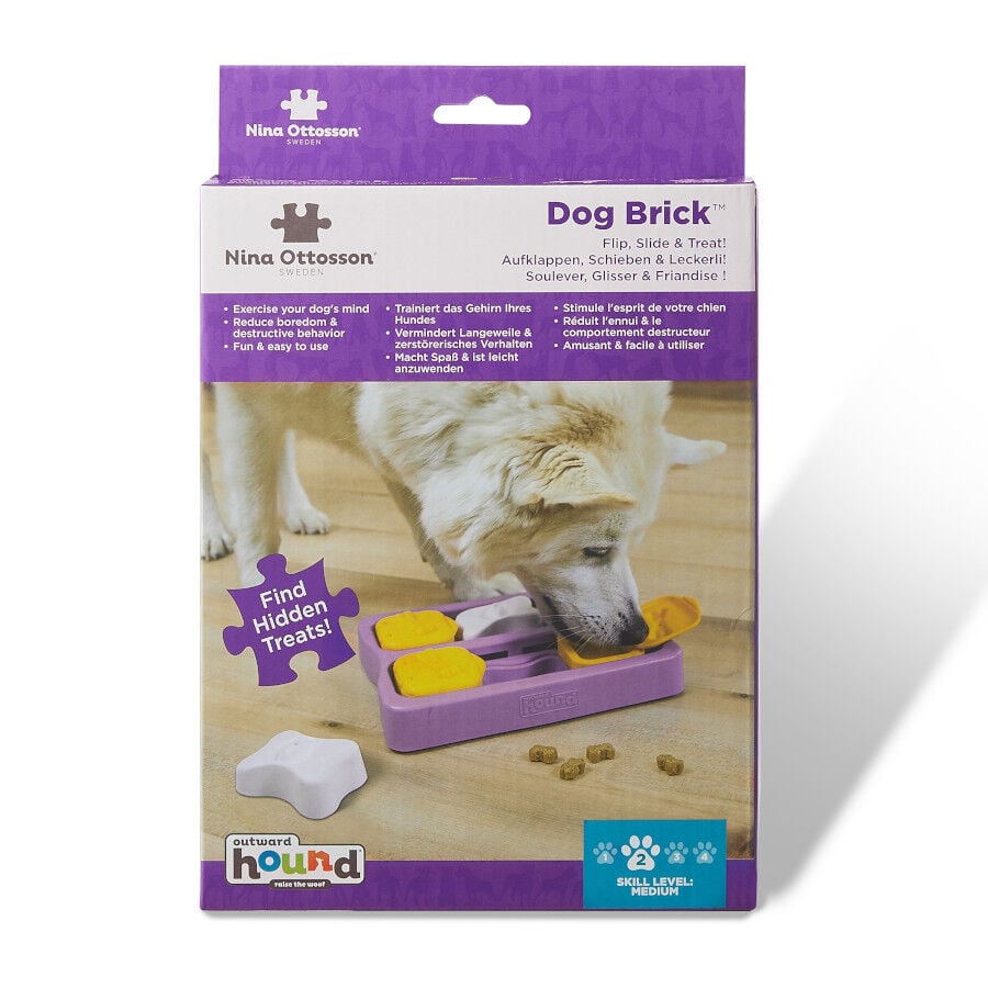 Outward Hound Nina Ottosson Brick Puzzle para c&atilde;es, , large Imagem n&uacute;mero 7
