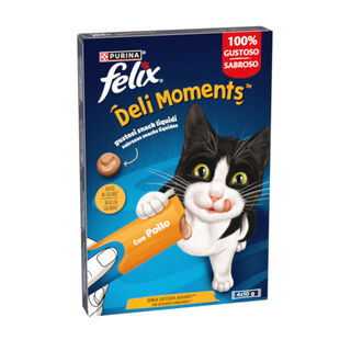 Purina Felix Deli Moments con Frango Snack liquido para gatos 