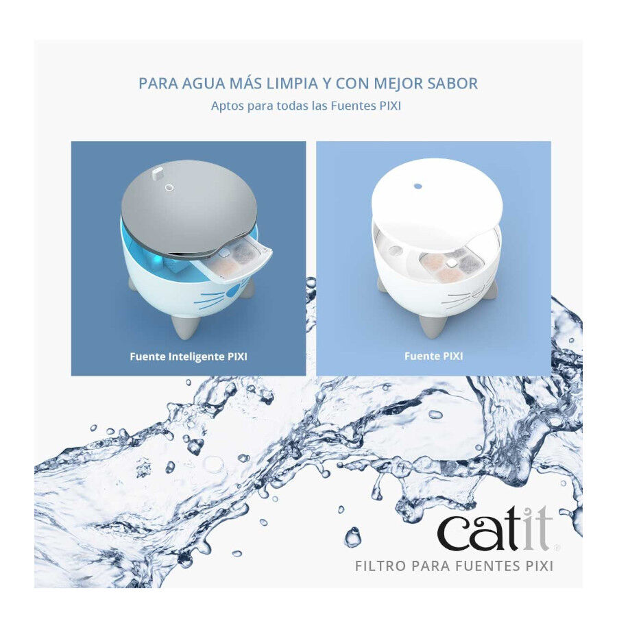 Catit PIXI Filtro para fonte bebedouro para gatos, , large Imagem n&uacute;mero 2