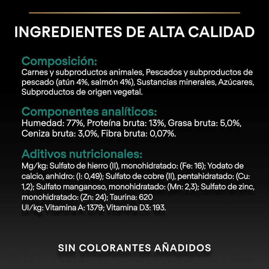 12 latas x 85 g Pro Plan Adult Sterilised Maintenance Alimento h&uacute;mido de salm&atilde;o e atum em lata para gatos, , large Imagem n&uacute;mero 5