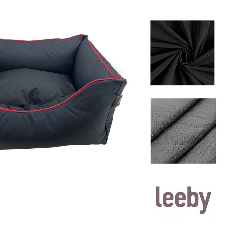 Leeby Alcofa waterproof Anti Pelos Preta para c&atilde;es, , large Imagem n&uacute;mero 3