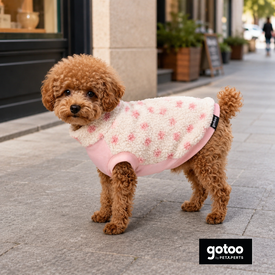 Gotoo Camisola com Padr&atilde;o de Estrelas para c&atilde;es