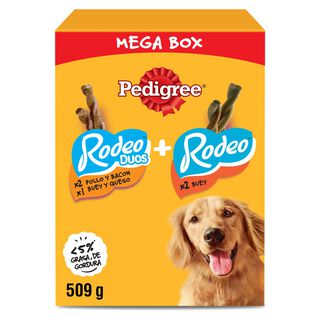 Pedigree Rodeo Snacks Sabores Mistos para Cães - Mega Box
