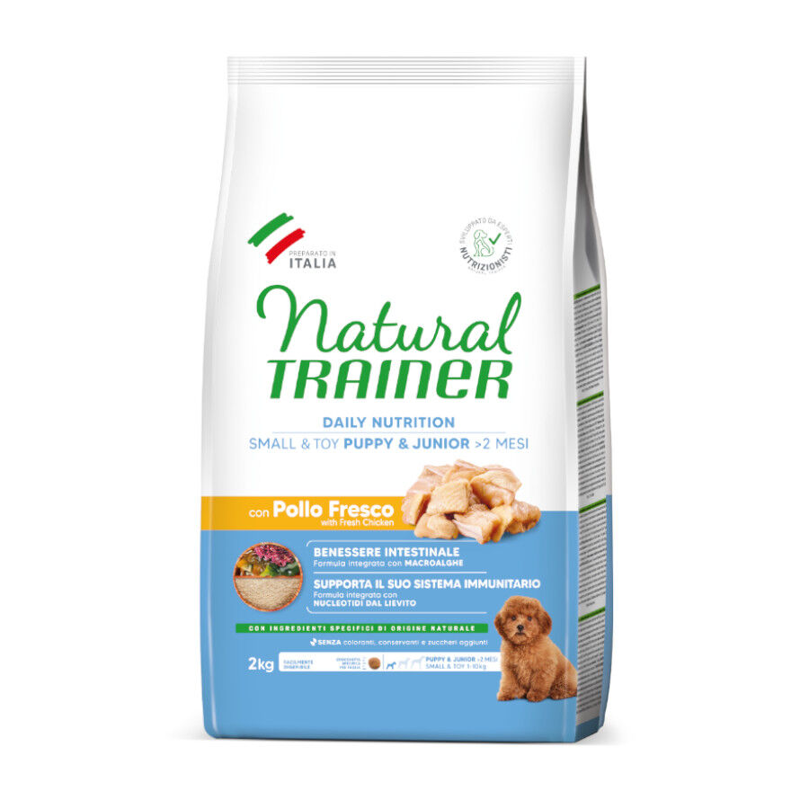 2 kg Natural Trainer Puppy/Junior&Mini/Toy Frango ra&ccedil;&atilde;o para c&atilde;es, , large Imagem n&uacute;mero 1