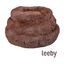 Leeby Cama Redonda Anti Stress Castanha para cães, , large Indicador imagem número 4