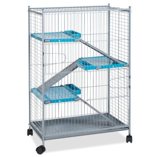 Voltrega jaula para hurones con 3 pisos y rampas Imagem n&uacute;mero 1