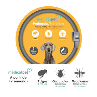 Medicalpet Coleira Antiparasitária para cães grandes