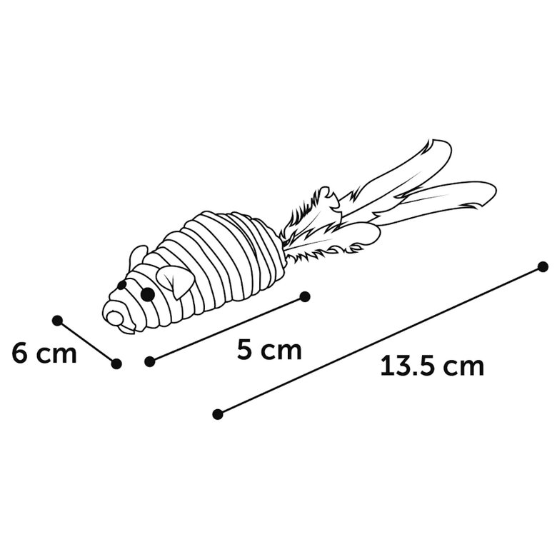 Flamingo Babby Rato com penas para gatos,  Imagem número 4 Flamingo Babby Rato com penas para gatos, , large Imagem número 4