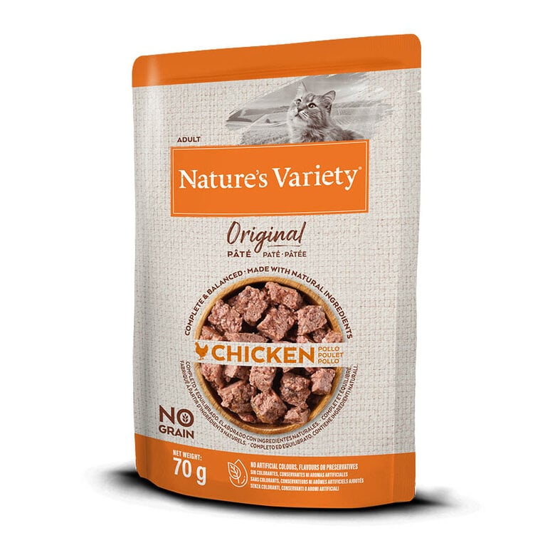 70 g Nature's Variety Original Adult frango saqueta para gatos,  Imagem número 1 70 g Nature's Variety Original Adult frango saqueta para gatos, , large Imagem número 1