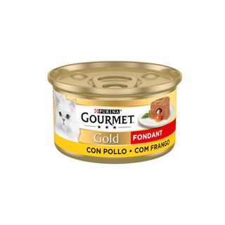 Gourmet Gold Fondant Frango patê em lata para gatos