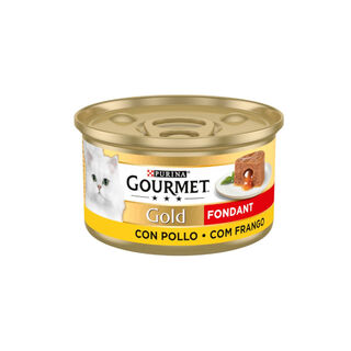 Purina Gourmet Gold Fondant com frango para gatos