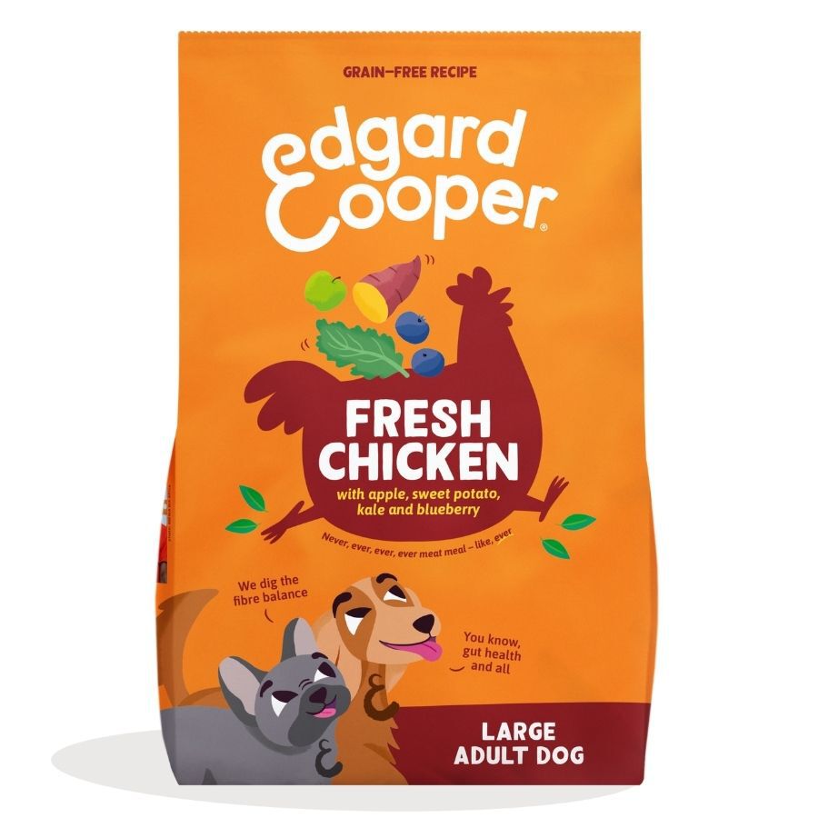 12 kg Edgard & Cooper Adult Ra&ccedil;&atilde;o de Frango para c&atilde;es de porte grande, , large Imagem n&uacute;mero 1