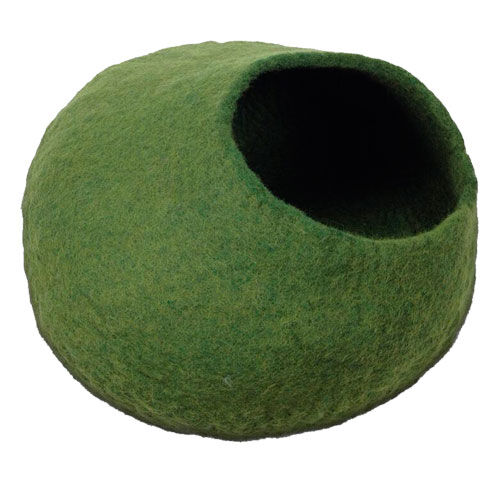 Walking Palm verde cueva de lana hecha a mano Imagem n&uacute;mero 1