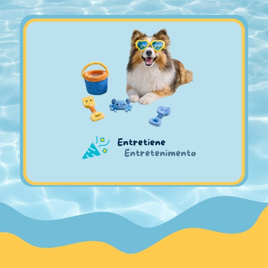 Summer Vibes Beach Set x4 Kit de Brinquedos para c&atilde;es, , large Imagem n&uacute;mero 4