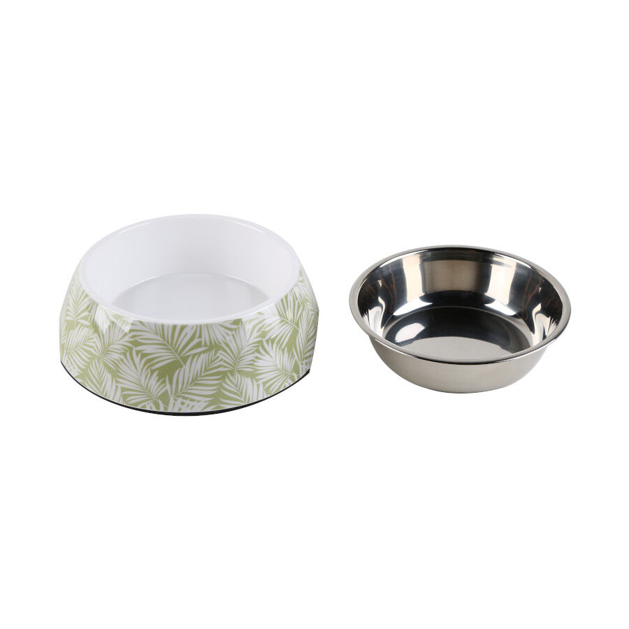 Leeby Comedouro verde em inox para c&atilde;es, , large Imagem n&uacute;mero 3