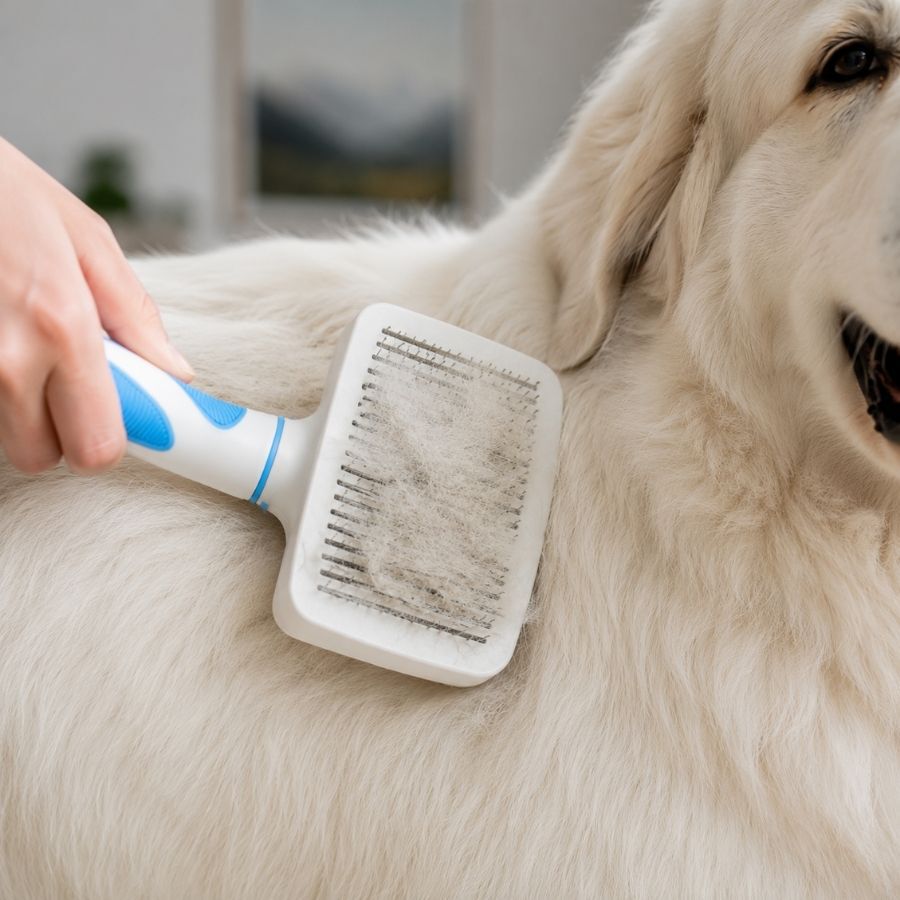 Bloob Escova cardadeira autolimpante para c&atilde;es, , large Imagem n&uacute;mero 4