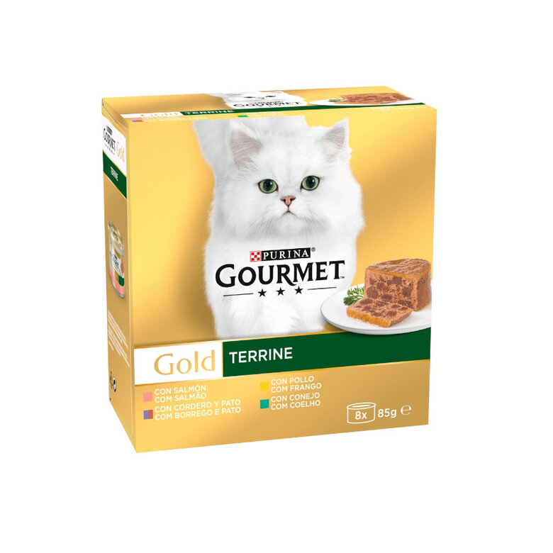 Gourmet Gold Terrine de Carnes lata para gatos - Pack, , large image number null