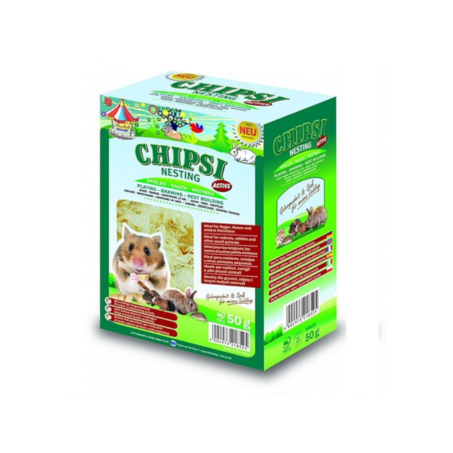Chipsi Nesting Active fibras org&acirc;nicas para roedores , , large Imagem n&uacute;mero 1