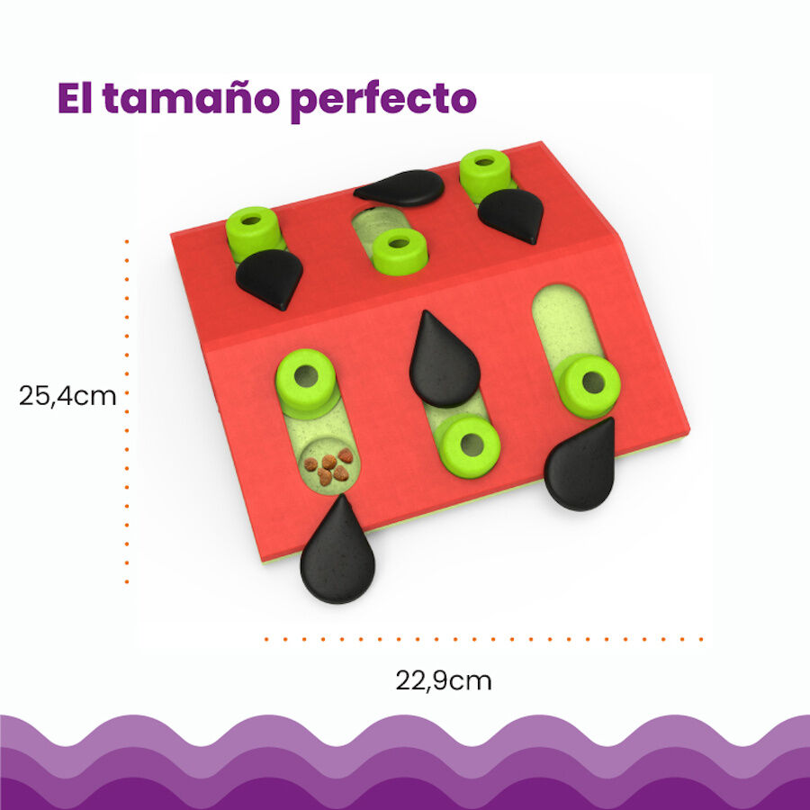 Catstages Nina Ottosson Puzzle & Play Melon Madness Brinquedo de Intelig&ecirc;ncia para gatos, , large Imagem n&uacute;mero 3