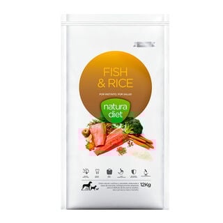 Natura Diet Peixe e Arroz ração para cães, Natura Diet Peixe e Arroz ração para cães