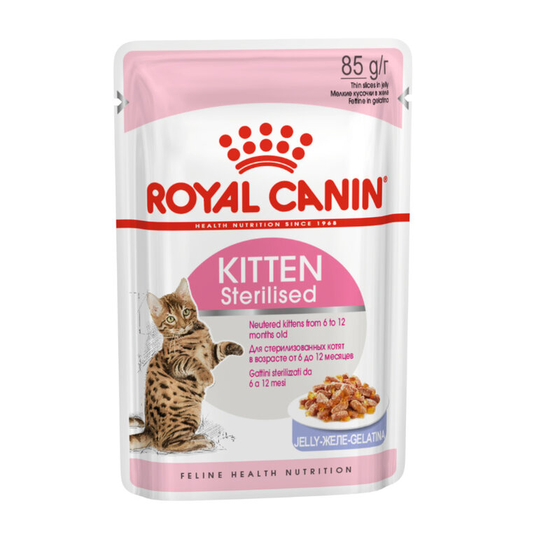 Royal Canin Kitten Sterilised Saquetas de Gelatina para gatinhos, , large image number null