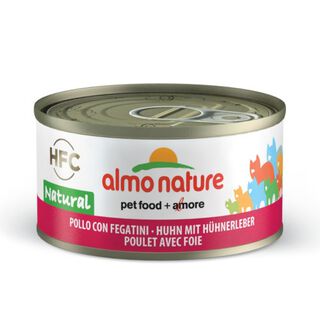 Almo Nature HFC frango e fígado lata para gatos