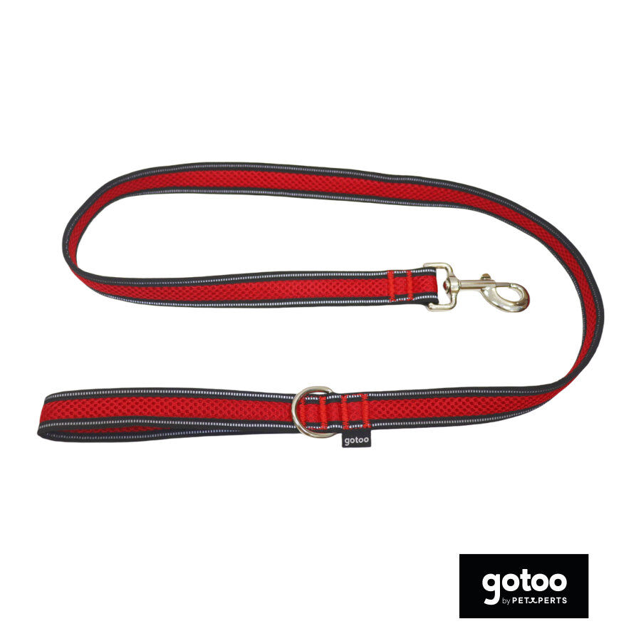 Gotoo Trela mesh vermelha refletora para c&atilde;es, , large Imagem n&uacute;mero 2