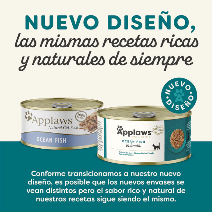 156 g Applaws Peixe Azul em lata para gatos, , large Imagem n&uacute;mero 2