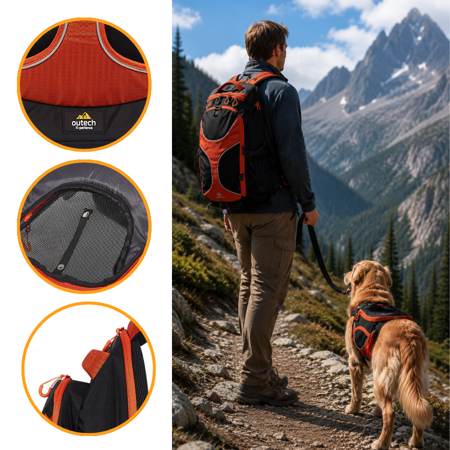 Outech X-perience Mochila Desportiva de transporte para c&atilde;es e gatos, , large Imagem n&uacute;mero 3
