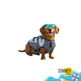 Colete salva-vidas Summer Vibes Shark para c&atilde;es