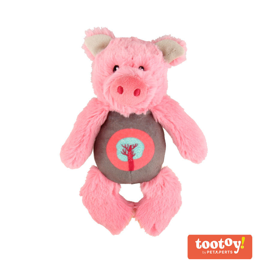 Tootoy! Puppy Pink Pig Cuddler peluche para cachorros, , large Imagem n&uacute;mero 1