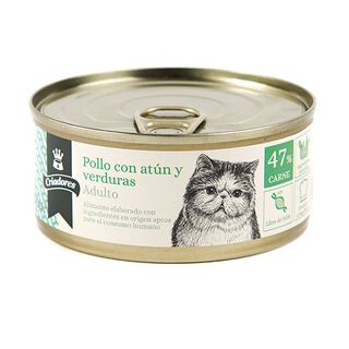 Criadores Adulto Frango e Atum em lata para gatos