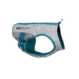Non-stop Dogwear Colete Refrescante Cinzento e Turquesa para c&atilde;es