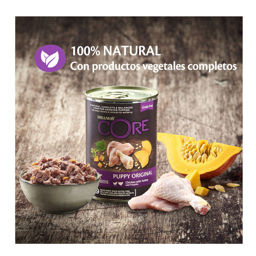 400 g Wellness Core Puppy Original frango e peru lata para c&atilde;es , , large Imagem n&uacute;mero 2