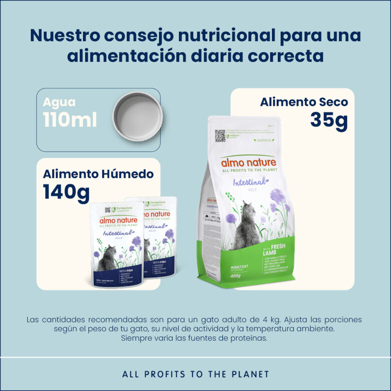 6 saquetas x 70 g Almo Nature Intestinal Help Peixe e Aves saquetas para gatos - Multipack,  Imagem número 3 6 saquetas x 70 g Almo Nature Intestinal Help Peixe e Aves saquetas para gatos - Multipack, , large Imagem número 3
