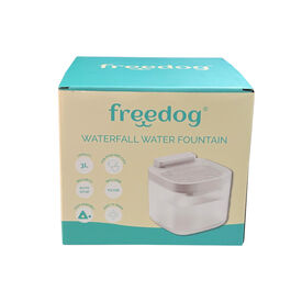 Freedog Freeflow Fonte Automática branca para cães